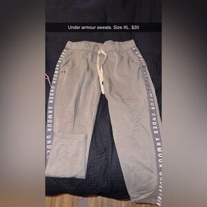 Under Armour Gray Track Pants